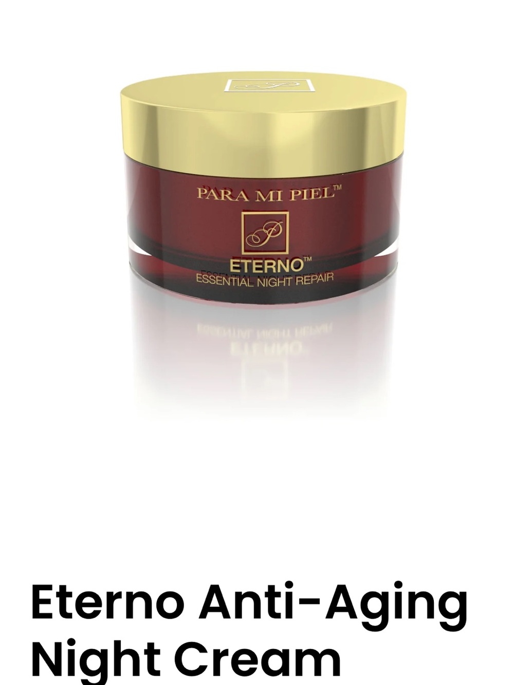 Eterno Essential Night Repair Cream — Red & Gold
